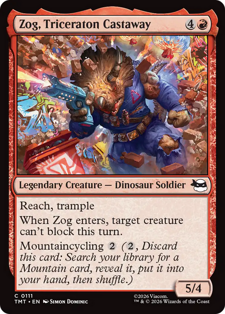 Zog, Triceraton Castaway [Teenage Mutant Ninja Turtles]