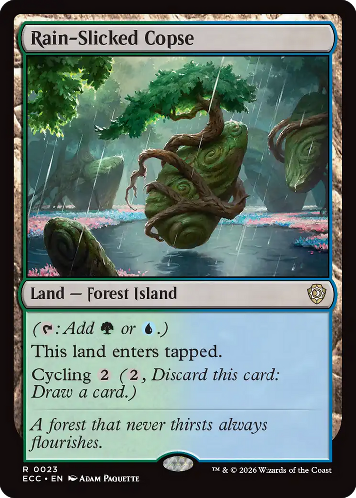 Rain-Slicked Copse [Lorwyn Eclipsed Commander]
