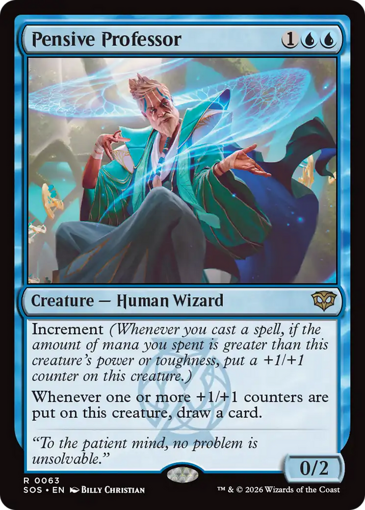 Pensive Professor [Secrets of Strixhaven]