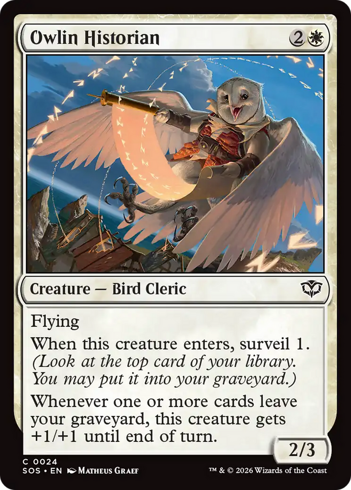 Owlin Historian [Secrets of Strixhaven]
