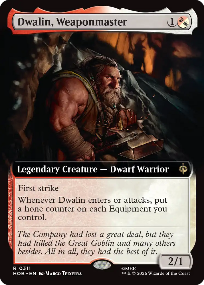 Dwalin, Weaponmaster (Extended Art) [The Hobbit]