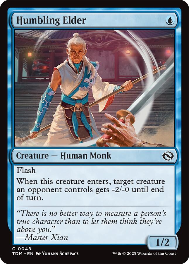 Humbling Elder [Tarkir: Dragonstorm]