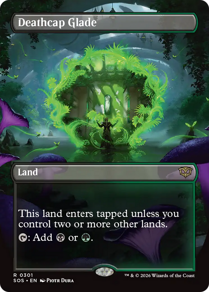 Deathcap Glade (Borderless) [Secrets of Strixhaven]