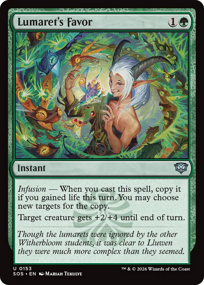 Lumaret's Favor [Secrets of Strixhaven]