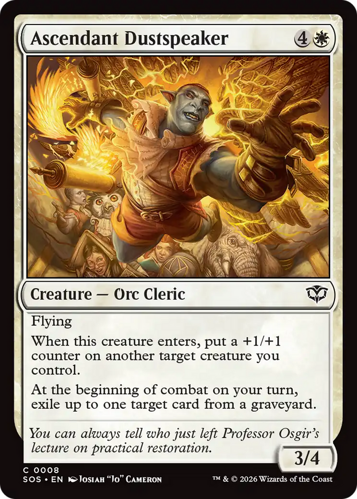 Ascendant Dustspeaker [Secrets of Strixhaven]