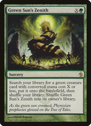 Green Sun's Zenith [Mirrodin Besieged]