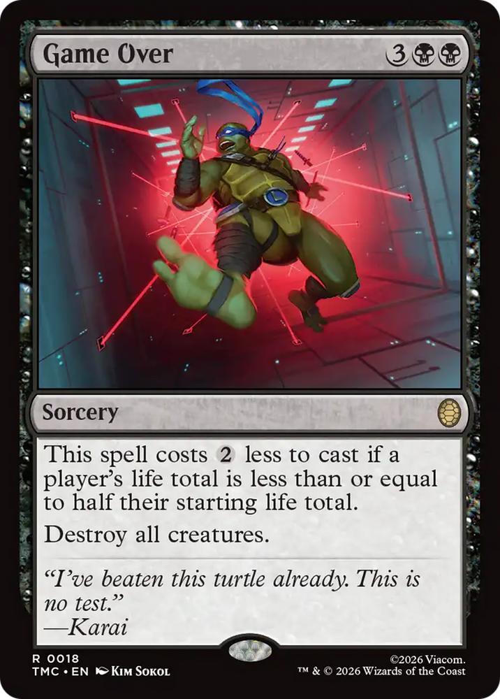 Game Over [Teenage Mutant Ninja Turtles Commander]