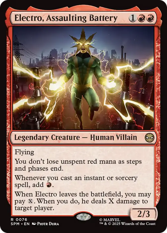 Electro, Assaulting Battery [Marvel's Spider-Man]